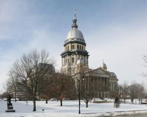 Illinois State Capitol, Photo by Daniel Schwen