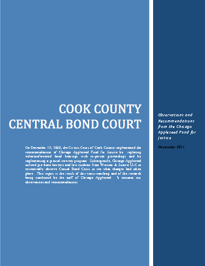 Court Watching Report: Cook County Central Bond Court - Chicago ...