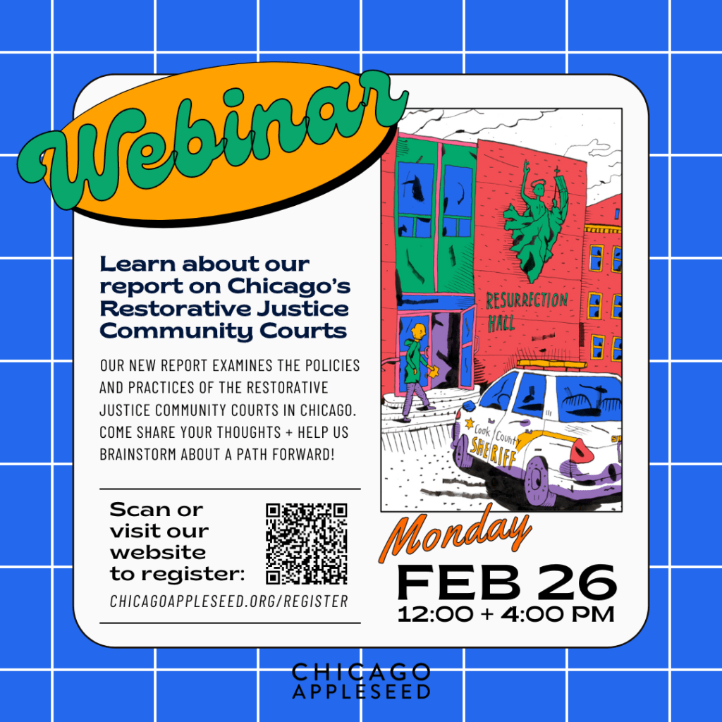Join us on Monday, February 26 at 12:00 PM or 4:00 PM for a webinar to discuss our research process, findings, and recommendations for the future improvement of the RJCCs. Click here to register!